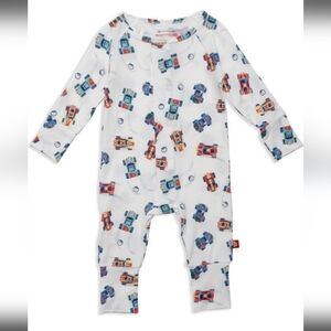 Magnetic Me Colorful Robot Print Kids One Piece